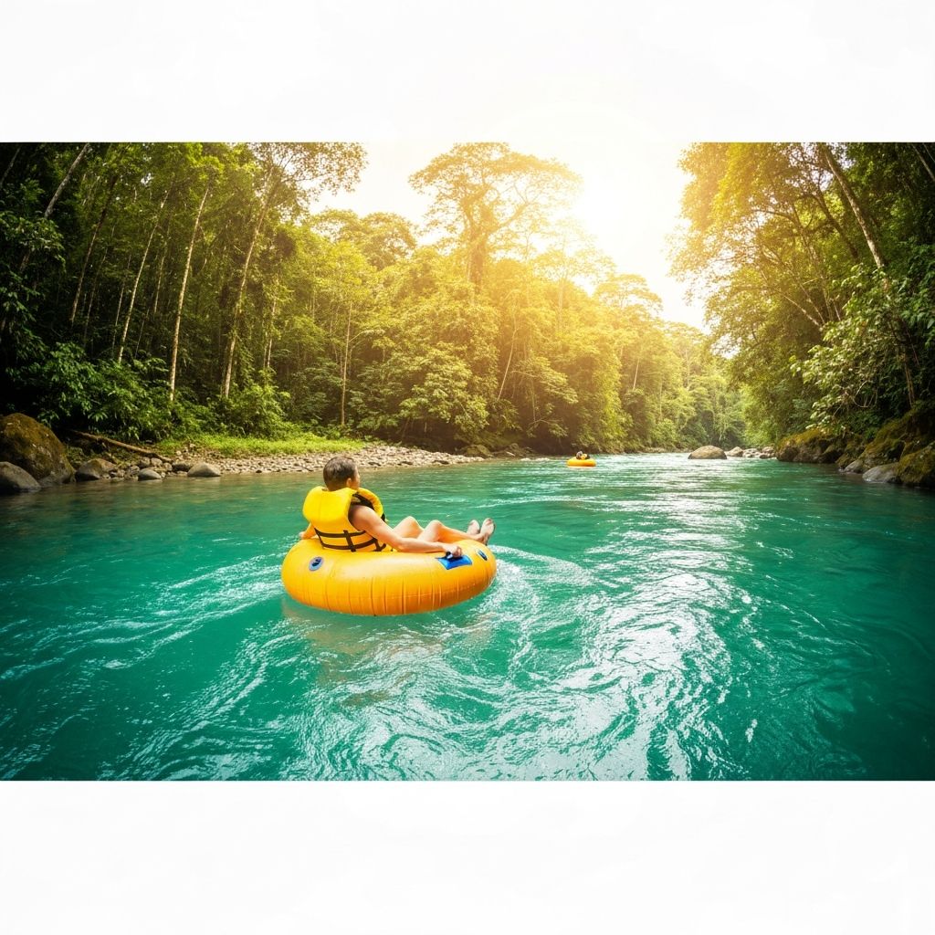 Fortuna River Tubing adventure